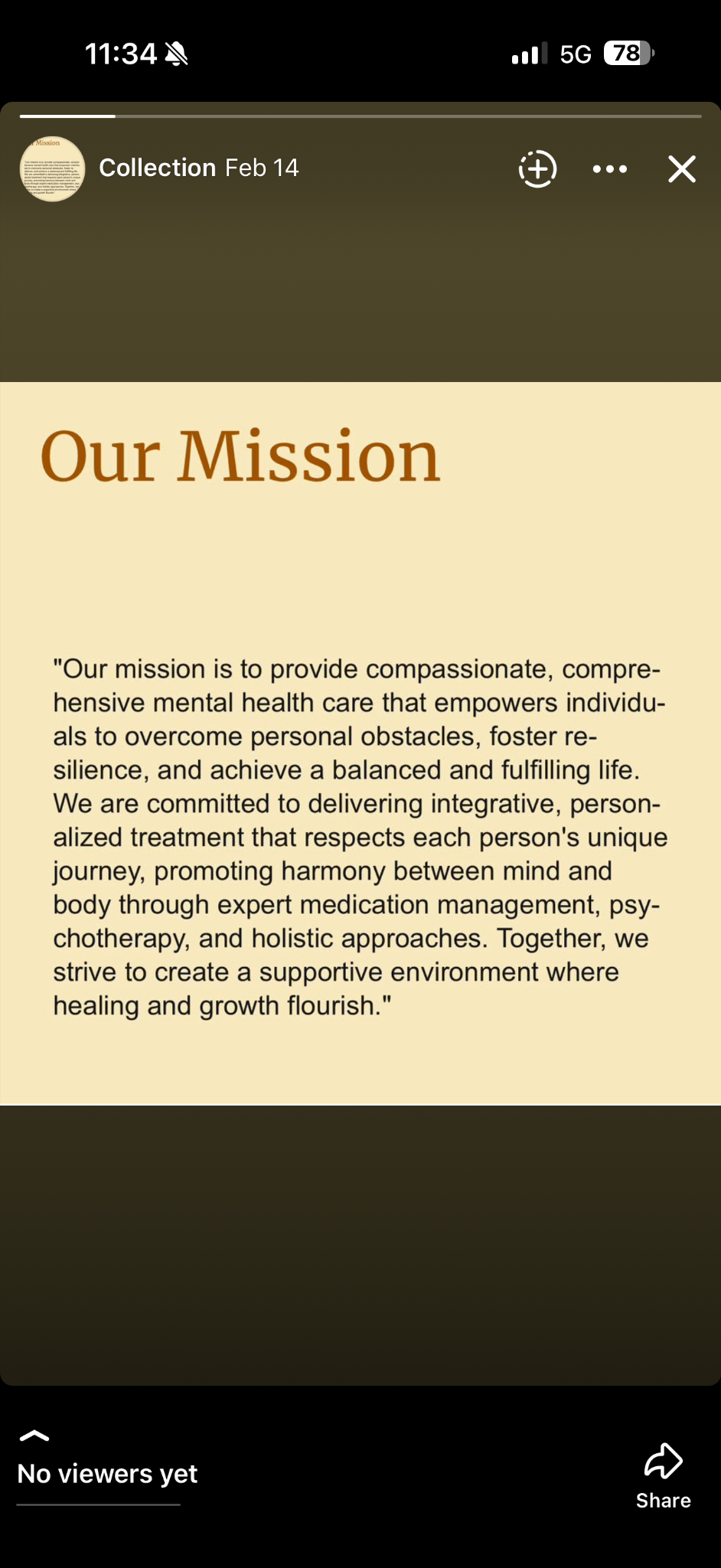 Mission statement graphic